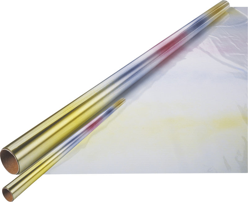 Folia Geschenkfolie – Kunststoff, 21 Mikron – 750 × 5000 mm – Mehrfarbig
