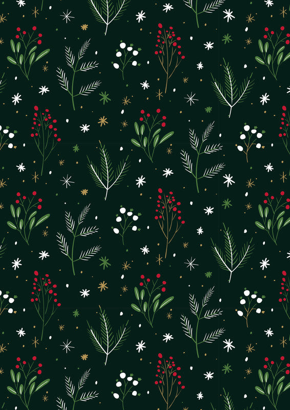 Zoewie Geschenkpapier – Festive Fun (Weihnachten) – 80 g/m2 Papier – 700 × 2000 mm