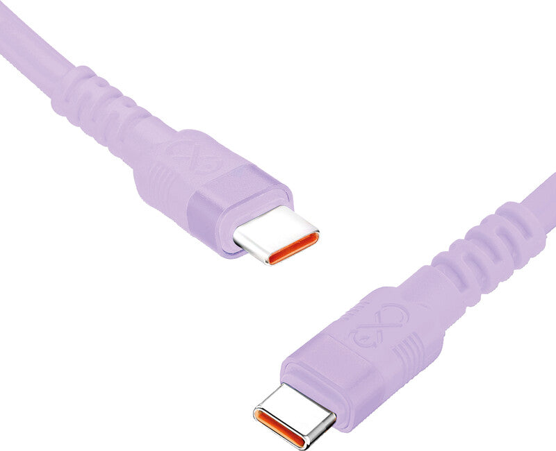 EXC USB-Kabel, USB-C zu USB-C, 2 m, Ladekabel, für universelle Geräte