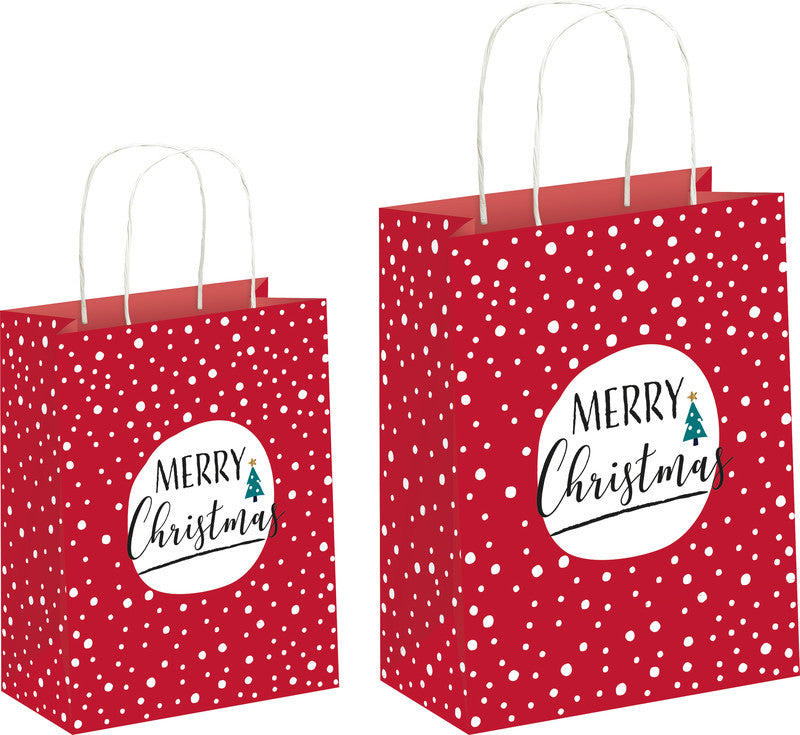 Zoewie Tragetasche – Snow World – Weihnachten – Papier 120 g/m2 – 240 × 320 × 90 mm