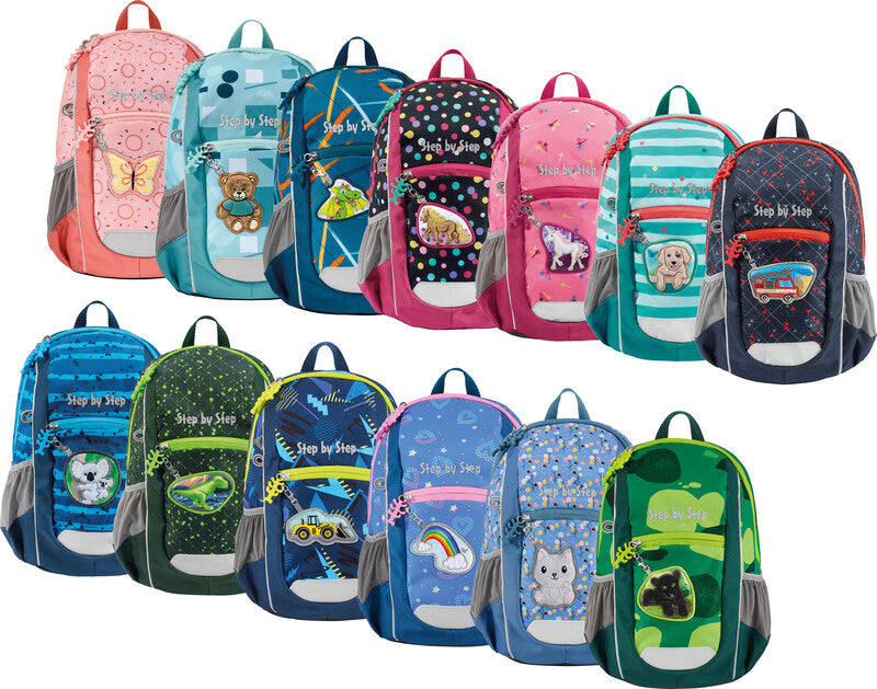 Step by Step Kindergartenrucksack MAXI – 2-teilig – Pony Lotta – 24 × 34 × 15 cm – Recycelte Materialien