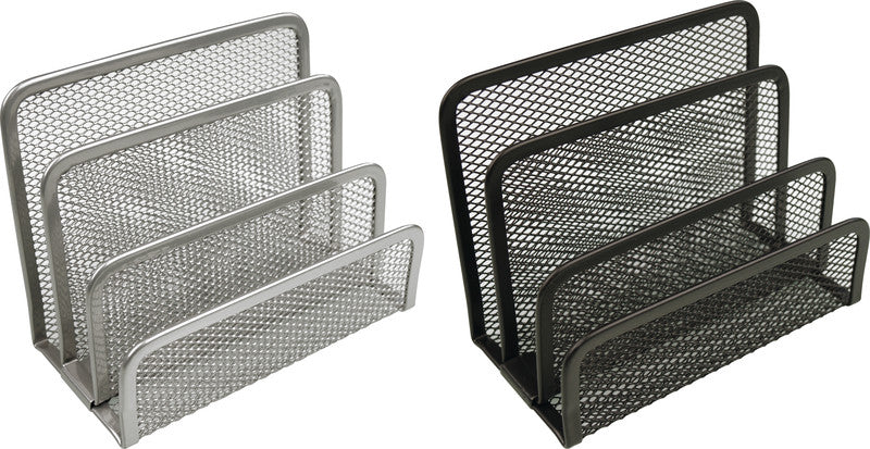 Helit Briefständer – Stahl, Silber, 140 × 105 mm