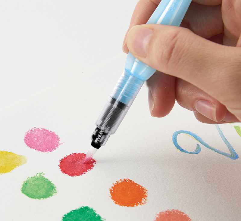 Pentel Wassertankpinsel – Blau, Kunststoff, Länge 155 mm, 1er-Pack, Füllmenge 10 ml, Nylonspitze