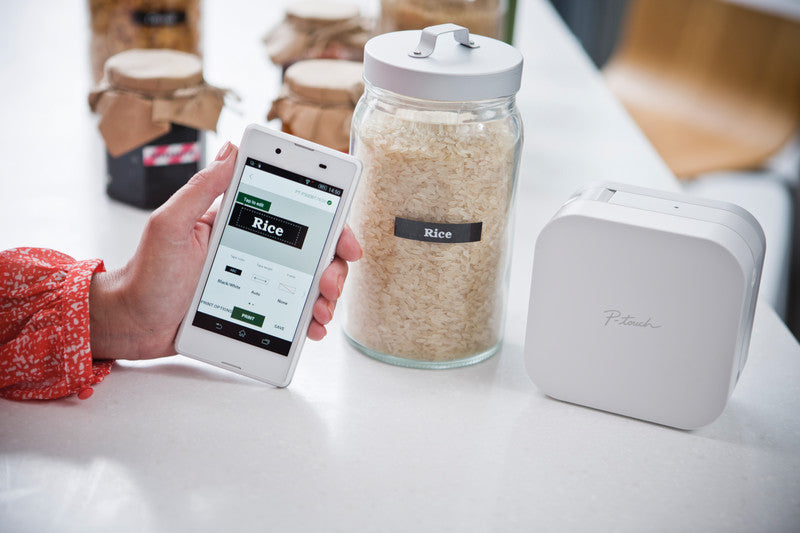 Brother P-touch Cube P300BT – Beschriftungsgerät, für TZe-Bänder bis 12 mm, Bluetooth