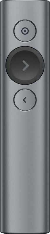 Logitech Spotlight – Presenter – Bluetooth/2,4 GHz, 30 m, Grau