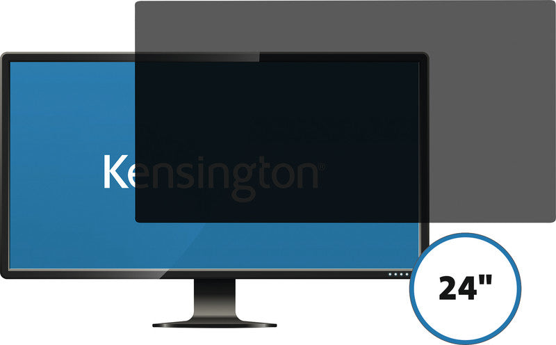 Kensington Displayschutz für Monitore bis 24" (16:9) – Schwarz