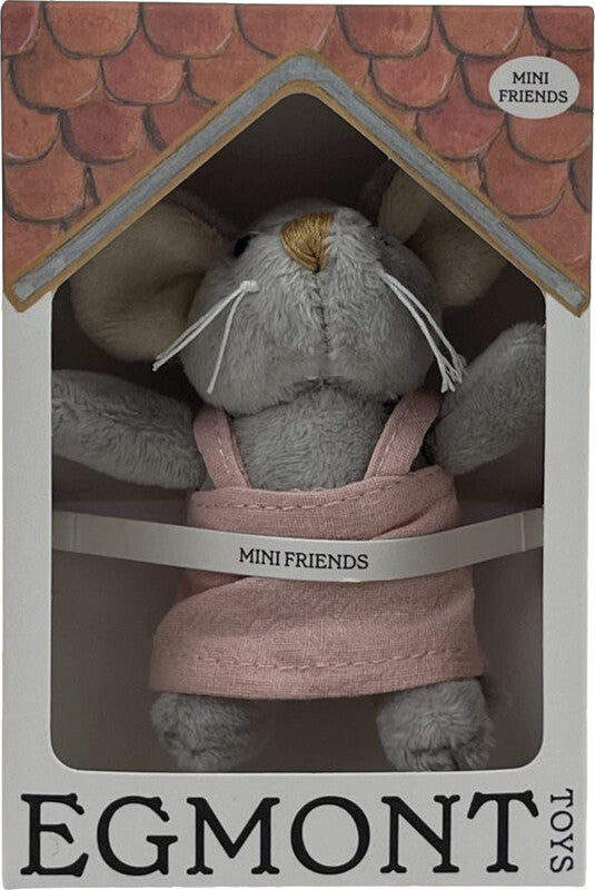 Egmont Plüschtier Maus Agathe – 9,0 cm – mehrfarbig
