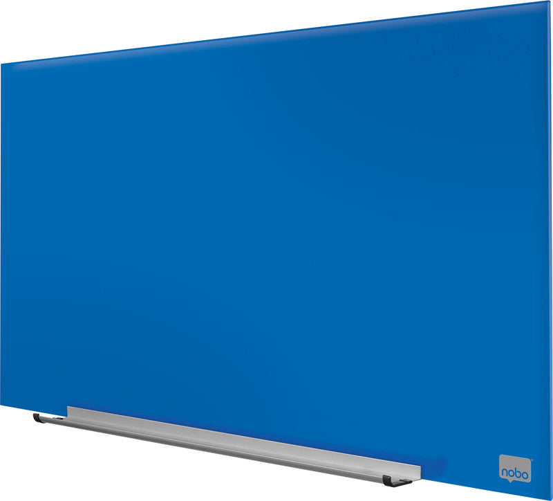 Nobo Whiteboard – 190 × 100 cm, Glas, magnetisch, Wandmontage, inkl. Stift, Neodym-Magnete, Stifteablage