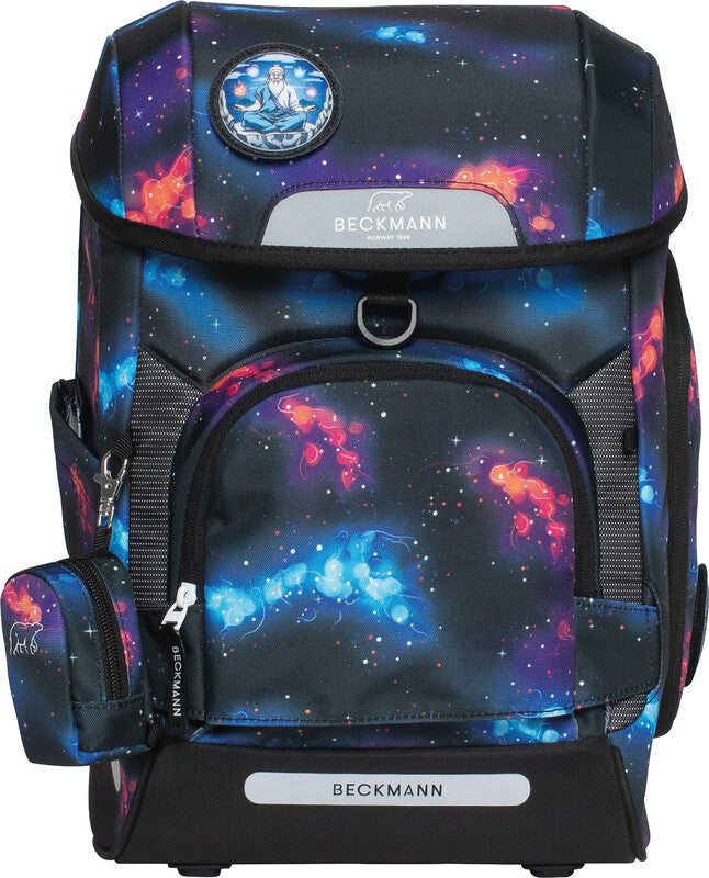 Beckmann Schulrucksack Plus Air – Ninja Elements – 20 l – 28,0×40,5×23,0 cm – recycelte Materialien