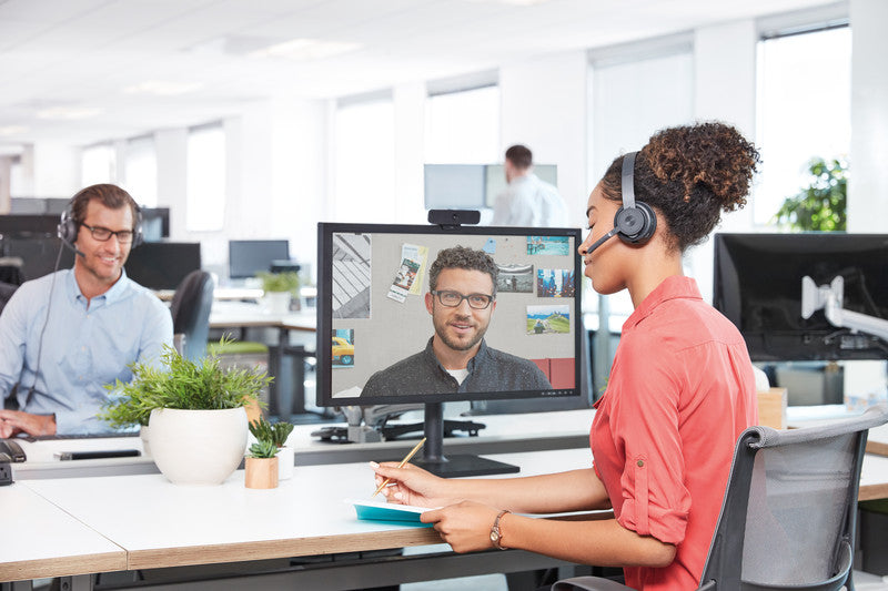 Logitech Zone Teams – Duo Headset – Bluetooth, USB-C – für Microsoft Teams – Graphit – bis 15 h