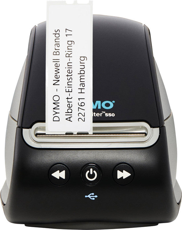 DYMO LabelWriter 550 – Etikettendrucker, Thermodirekt, USB, 300 dpi, für LabelWriter-Etiketten bis 56 mm