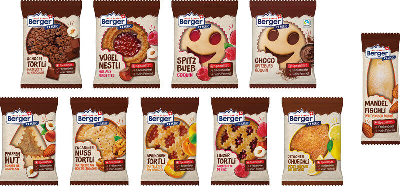 Berger Pfaffenhut Gebäck – Haselnuss, 70 g