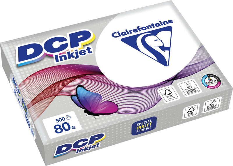 Clairefontaine Inkjetpapier – A3, 100 g/m², hochweiss – für Inkjet/Laser/Kopierer – 500 Blatt