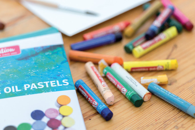 Talens Ölpastelle – farbig sortiert, Schaft: Papier, 36er-Pack, wasservermalbar, geruchsarm
