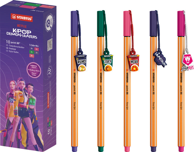 STABILO point 88 Fineliner Nachfüllbox – 10 Stk.