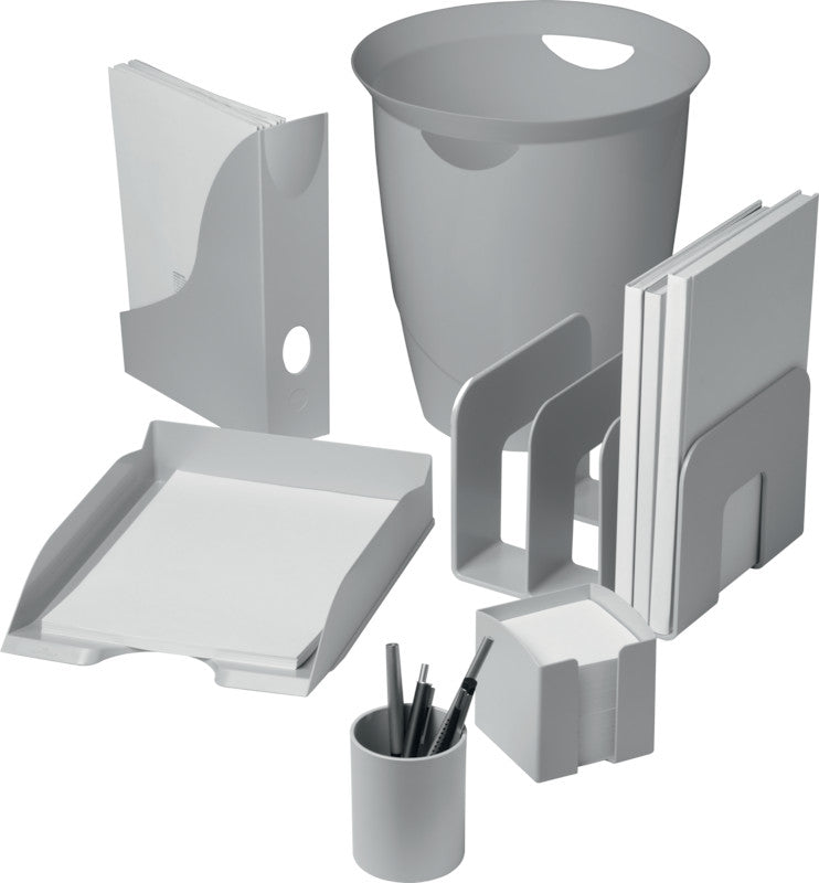 Durable Stifteköcher – Kunststoff, grau, 80 × 100 mm