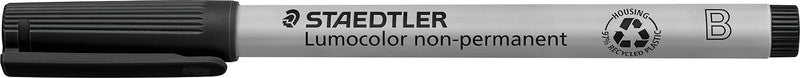 Staedtler Non-Permanent-Marker Lumocolor – breite Keilspitze 1-2,5 mm – schwarz – nachfüllbar
