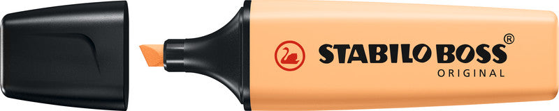 STABILO BOSS Original Textmarker Sanftes Orange – Keilspitze, 2–5 mm