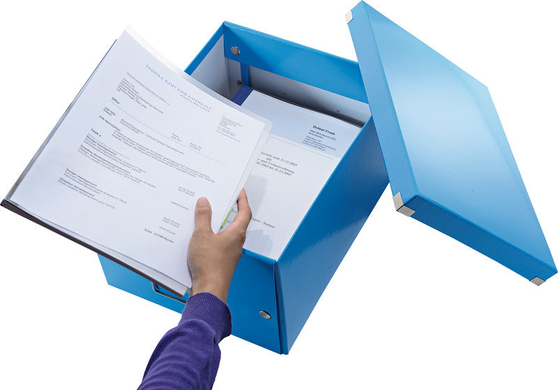 Leitz Click&Store Aufbewahrungsbox – blau, MDF, Kunststoff (PP)
