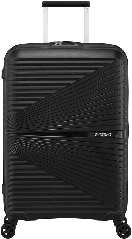 American Tourister Trolley – 67 l, Hartschale PP, 4 Doppelrollen, mit TSA, Onyx Schwarz, 44,5 × 67 × 26 cm