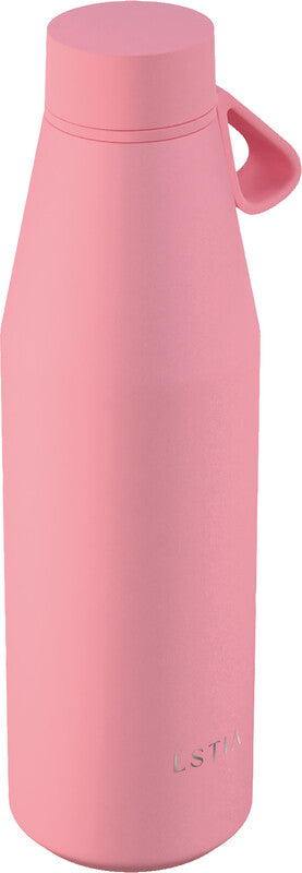 Estia Flow Isolierflasche 500 ml – doppelwandig 12 h heiss / 24 h kalt, Edelstahl, Schraubdeckel