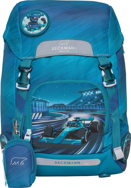 Beckmann Classic Schulrucksack 1st – 6-teilig – Racing