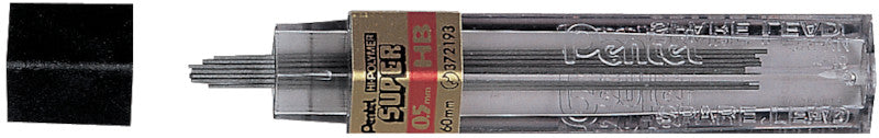 Pentel Bleistiftminen – Graphit, 0,5 mm, 12 Stk.
