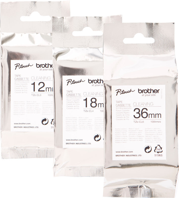 Brother Reinigungsband TZe – 12 mm × 2,5 m