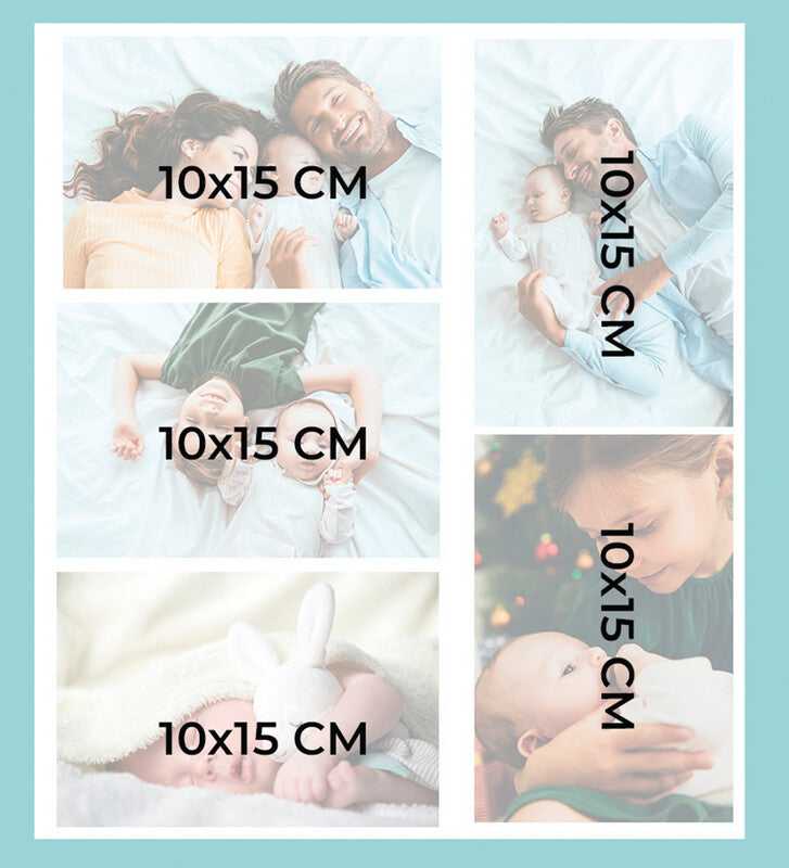 Exacompta Fotoalbum – für 290 × 320 mm, Salbei, Karton