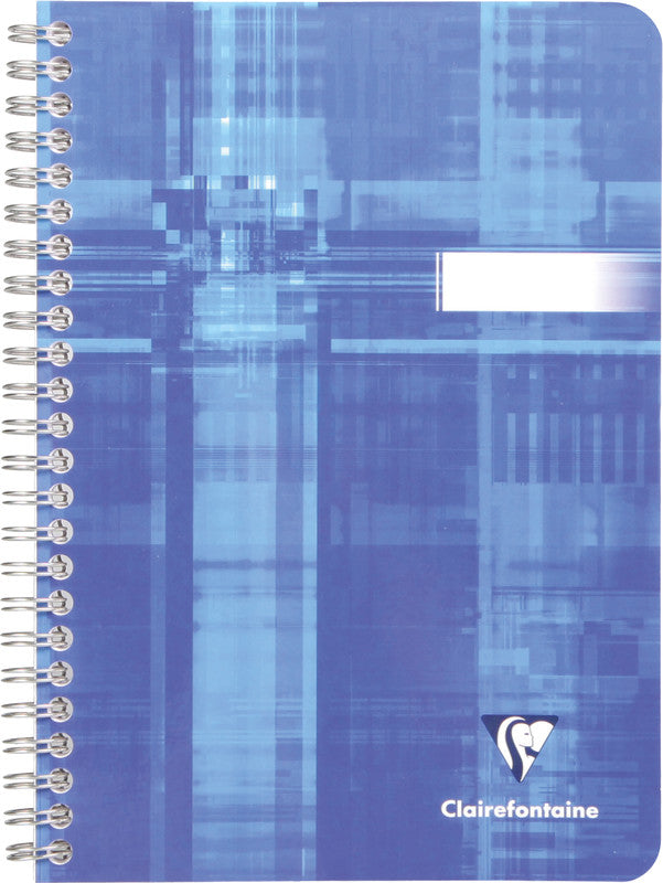 Clairefontaine Spiralheft, A5, liniert, Spiralbindung, Karton, 50 Blatt, 50 g/m² – sortiert