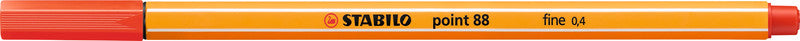 STABILO Point 88 Fineliner 0,4 mm – Hellrot