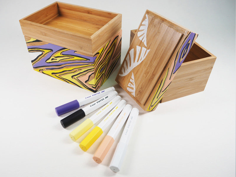 Pilot Pigment-Marker Pintor – Rundspitze 1,5-2,2 mm – Violett – Für dunkle Oberflächen geeignet