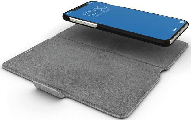Ideal of Sweden – Booklet-Hülle – für Apple iPhone XR – Hellgrau – Kunstleder – mit Kartenfach
