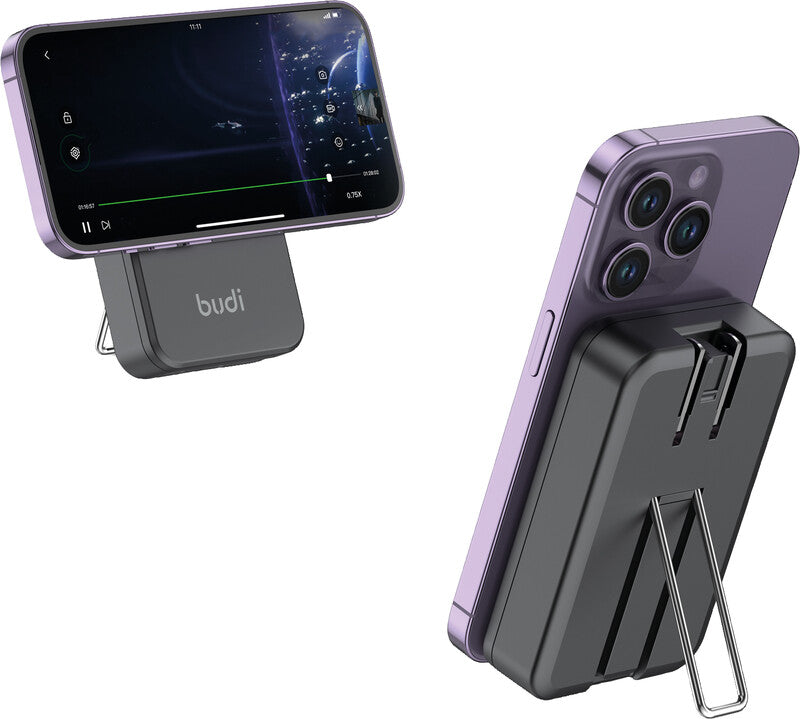 Budi USB-Ladegerät 30 W – USB-C×2, USB-A×1 – PD, QC 3.0, MagSafe 15 W – EU/UK/US/AU-Adapter – für 100–240 V