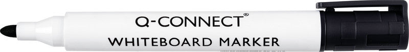 Q-CONNECT Whiteboard-Marker – Rundspitze 2 mm – Sortiert – 4er-Set – Trocken abwischbar