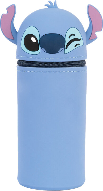 Disney Schlamperetui, Stitch Tropical, Blau, Silikon, 7 × 18 cm