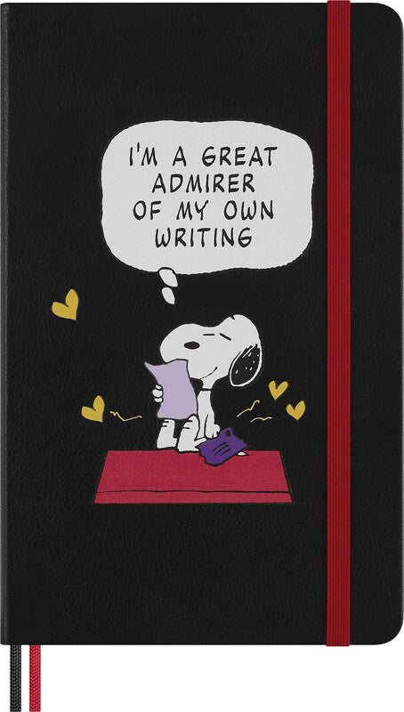 Moleskine Notizbuch Limited Edition PEANUTS, liniert, Leimbindung, Hardcover, 176 Seiten, 100 g/m² – blau