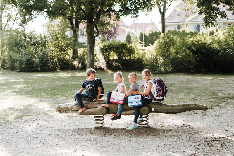 Funki Kindergartentasche – Flugzeug – 26,5 cm × 20,0 cm × 7,0 cm