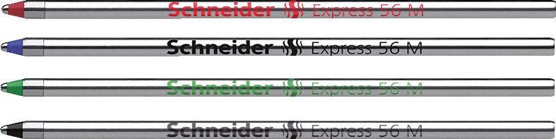 Schneider Schreibgeräte Schneider Kugelschreiber-Mine Express 56 – Rot, 0,5 mm, dokumentenecht, geruchsarm