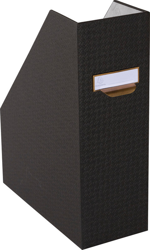 Exacompta OfficeByMe Stehsammler – für A4+, Rücken 110 mm, schwarz, Karton