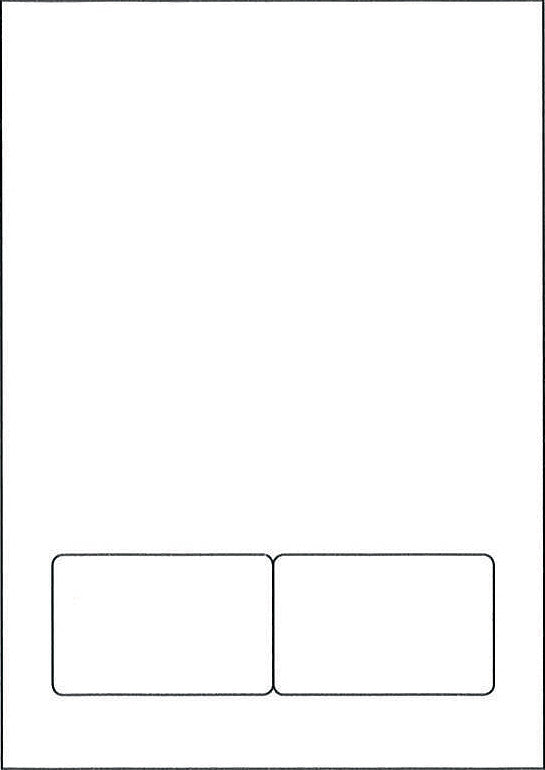 Dataform Formular – Butterflykarte, 100 Blatt, A4