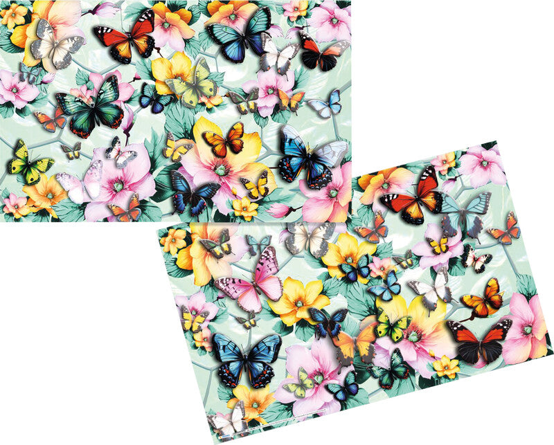 HERMA Schreibunterlage – 550 × 350 mm – Karton, Schmetterlinge, Mehrfarbig, Rutschfest