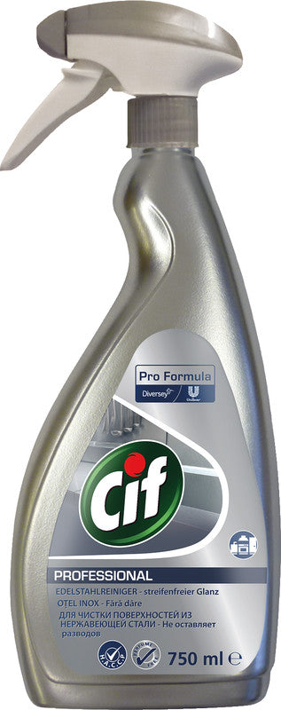 Cif Pro Formula – Glas- und Edelstahlreiniger Professional – 750 ml