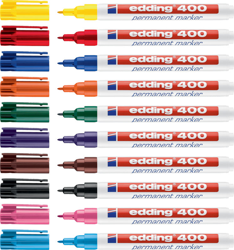 Edding Permanentmarker – sortiert, 4er-Set
