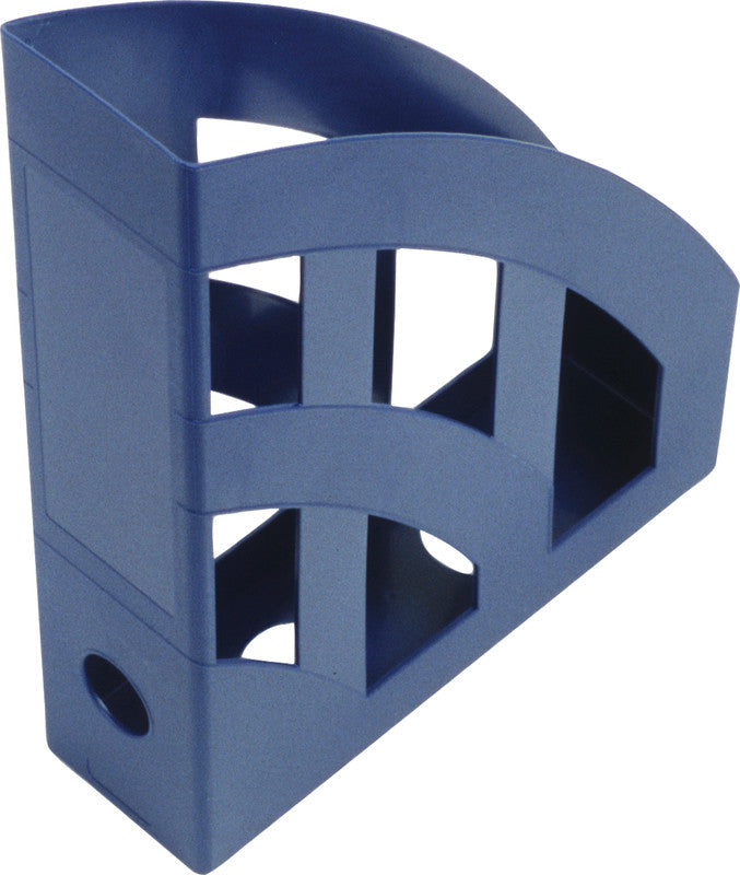 Helit the bridge Economy Stehsammler C4 – 75 mm, hellblau, Kunststoff