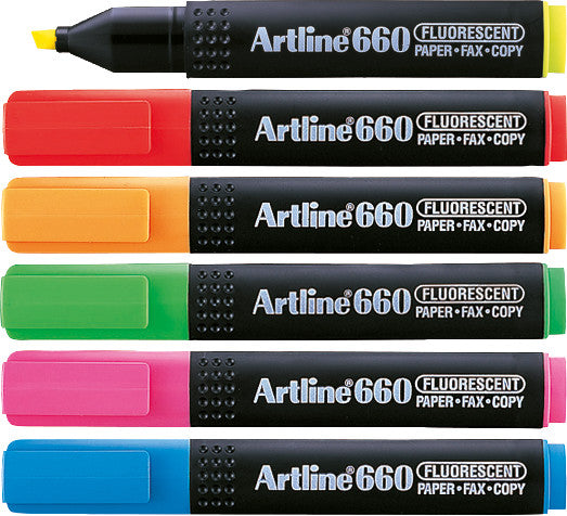 Artline 660 Textmarker Rot – Keilspitze, 1–4 mm