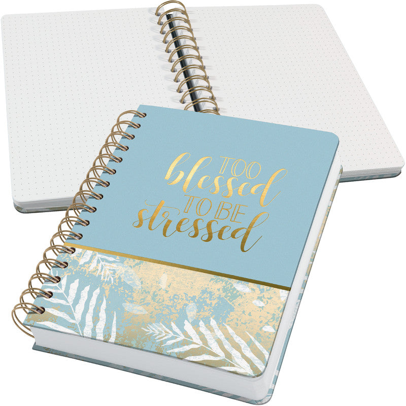 Sigel Spiralbuch, 168 × 215 mm, punktkariert, Hardcover, 240 Seiten, perforiert, 120 g/m² – mehrfarbig