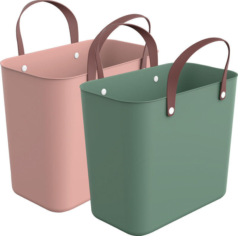 Rotho Einkaufstasche Multibag Style Albula – 25 l – 40 × 43 × 23,5 cm – Kunststoff – Dunkelblau Iris