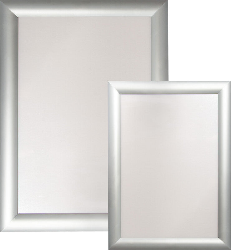 Q-CONNECT Plakatrahmen – A3 Hochformat, Silber, Metall, Rahmen 32 mm – 1 Stk