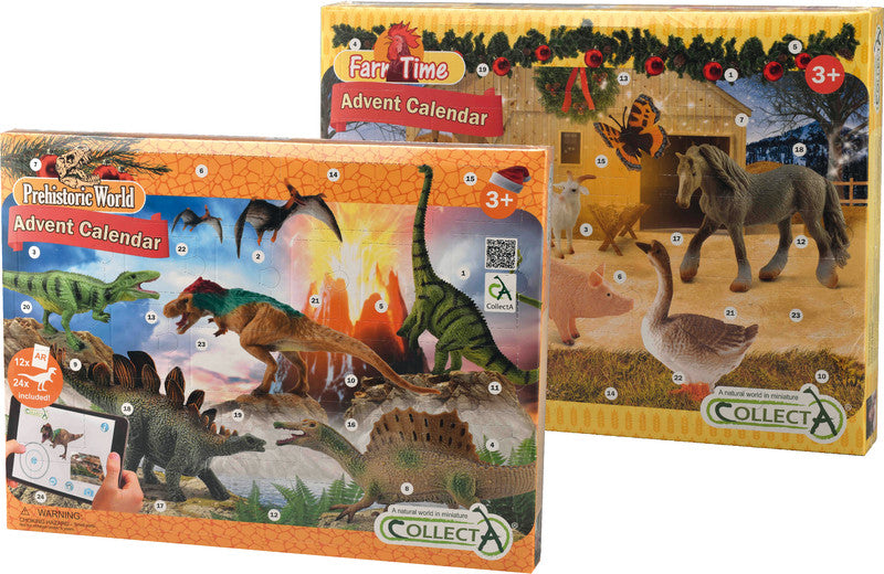 Collecta Adventskalender Farm Time, Karton, Mehrfarbig, 40 × 30 cm